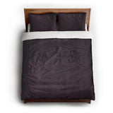 Keanu Watercolor Deep Purple Ombré queen - cotton - White Backing