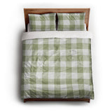 Buffalo Plaid Light Sage queen - cotton - White Backing