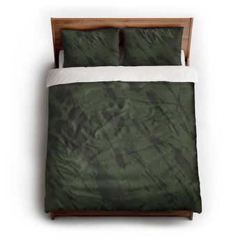 Hurley Splatter Dye Olive Green Duvet Cover