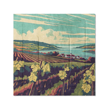 Finger Lakes Vineyard in Full/Queen (88" x 88") Size