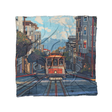 San Francisco Trolley in Full/Queen (88" x 88") Size