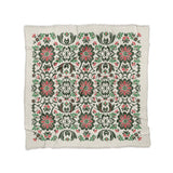 Georgiana Green & Deep Cerise in Full/Queen (88" x 88") Size