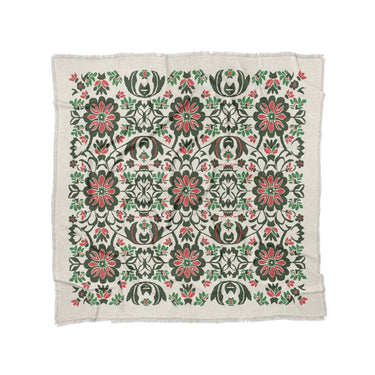 Georgiana Green & Deep Cerise in Full/Queen (88" x 88") Size