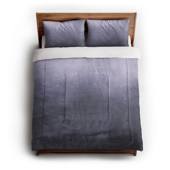 Kieran Watercolor Indigo Ombre in Full/Queen (88" x 88") Size
