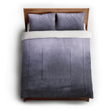 Kieran Watercolor Indigo Ombre in Full/Queen (88" x 88") Size