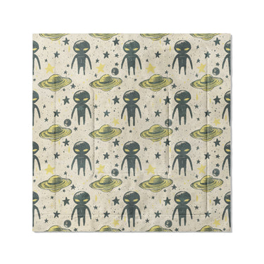 Space Aliens in Full/Queen (88" x 88") Size