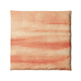 Ophelia Watercolor Peach Balayage in Full/Queen (88" x 88") Size