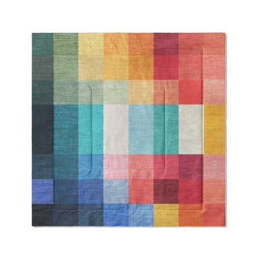 Polyphony Multicolor Vibrant in Full/Queen (88" x 88") Size