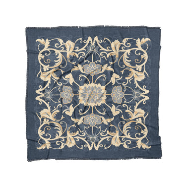 Belinda Navy & Ivory in Full/Queen (88" x 88") Size