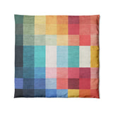 Polyphony Multicolor Vibrant in Full/Queen (88" x 88") Size