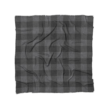 Buffalo Plaid Charcoal Black in Full/Queen (88" x 88") Size