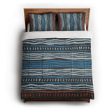 Delsin Blue & Black in Full/Queen (88" x 88") Size