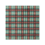 Ferguson Plaid Teal Red in Full/Queen (88" x 88") Size