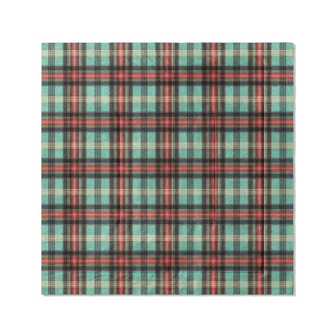 Ferguson Plaid Teal Red in Full/Queen (88" x 88") Size
