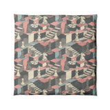 Harmon Surreal Check Blue & Pink in Full/Queen (88" x 88") Size