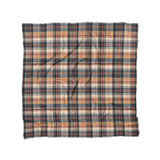 MacPherson Plaid Navy & Gold in Full/Queen (88" x 88") Size