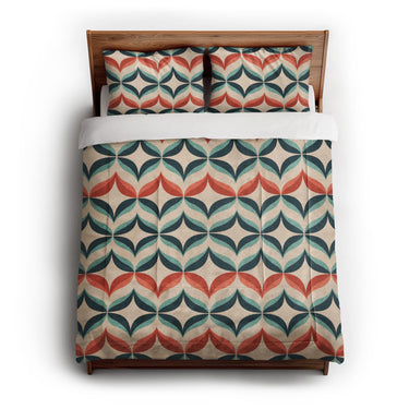 Jasper Blue & Red in Full/Queen (88" x 88") Size