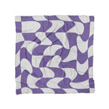Twyla Checkered Periwinkle in Full/Queen (88" x 88") Size