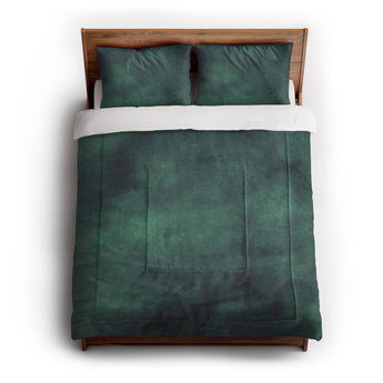 Andromeda Watercolor Teal in Full/Queen (88" x 88") Size