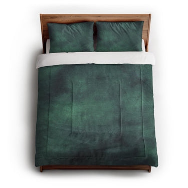 Andromeda Watercolor Teal in Full/Queen (88" x 88") Size