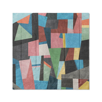 Baxter Blue Multicolor in Full/Queen (88" x 88") Size