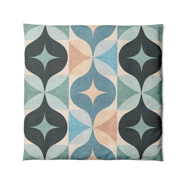 Maxine Seafoam & Peach in Full/Queen (88" x 88") Size