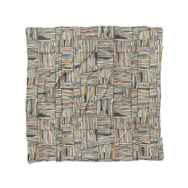 Atticus Multicolor Crosshatch in Full/Queen (88" x 88") Size