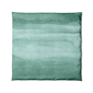 Jacinda Watercolor Teal Ombre in Full/Queen (88" x 88") Size