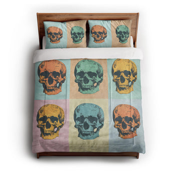 Pop Art Skulls Comforter