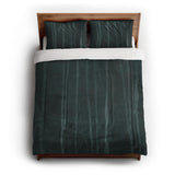 Felix Bleach Dye Deep Teal in Full/Queen (88" x 88") Size