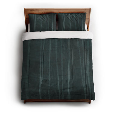 Felix Bleach Dye Deep Teal in Full/Queen (88" x 88") Size