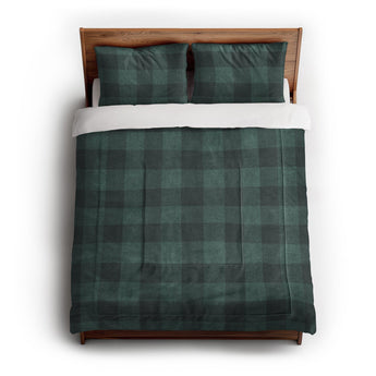 Buffalo Plaid Deep Teal in Full/Queen (88" x 88") Size