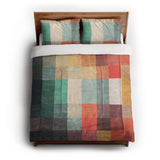 Polyphony Multicolor Earthtone in Full/Queen (88" x 88") Size