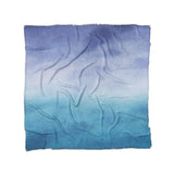 Micah Watercolor Blue & Teal in Full/Queen (88" x 88") Size