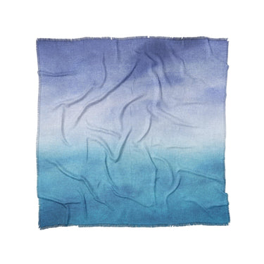 Micah Watercolor Blue & Teal in Full/Queen (88" x 88") Size