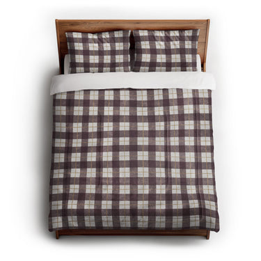 Wallace Plaid Maroon & Gold in Full/Queen (88" x 88") Size