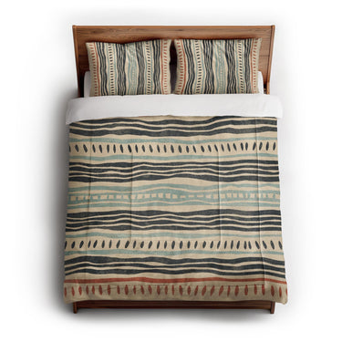 Delsin Blue & Orange in Full/Queen (88" x 88") Size