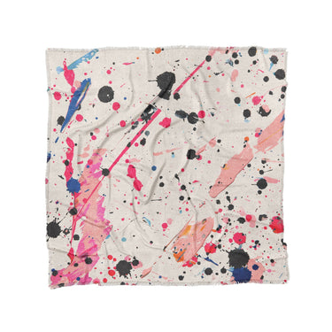 Kayla Paint Splatter in Full/Queen (88" x 88") Size