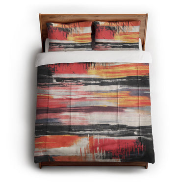 Jörgan Red & Black in Full/Queen (88" x 88") Size