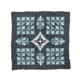 Remy Navy Blue in Full/Queen (88" x 88") Size