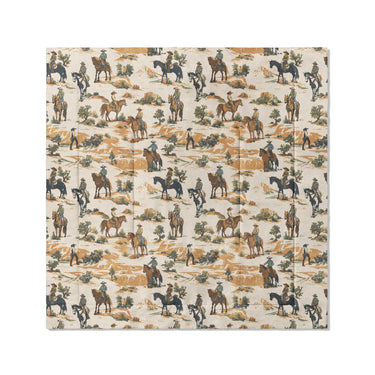 Desert Cowboys in Full/Queen (88" x 88") Size