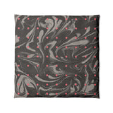 Acid Burn Greige & Infrared in Full/Queen (88" x 88") Size