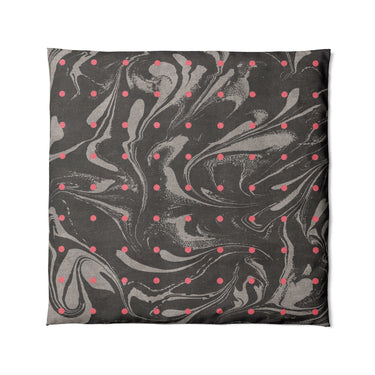 Acid Burn Greige & Infrared in Full/Queen (88" x 88") Size