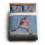 8 Bit Running Back in Full/Queen (88" x 88") Size