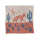 Desert Coyote Denim Blue & Terracotta in Full/Queen (88" x 88") Size