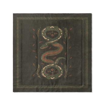 Snake in the Woods in Full/Queen (88" x 88") Size