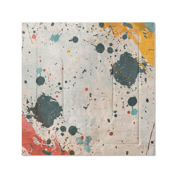 Colin Paint Splatter Multicolor in Full/Queen (88" x 88") Size