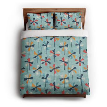 Breezy Pinwheels in Full/Queen (88" x 88") Size