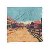 Southwestern Ghost Town in Full/Queen (88" x 88") Size