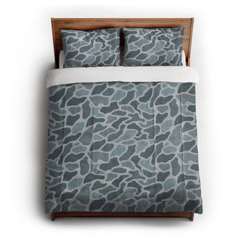 Duck Camo Blue in Full/Queen (88" x 88") Size